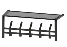 Вешалка с полкой "Торонто 21" Черный