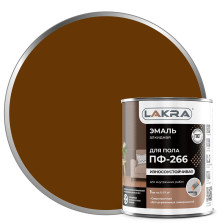 Эмаль ПФ-266 желто-коричневая (1кг) Лакра