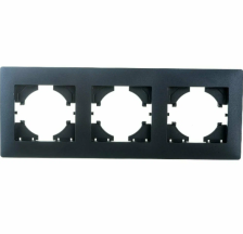 Рамка 3-м С1030-010 графит