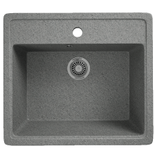Мойка 570х505 искусственный камень темно-серый 9/Q8