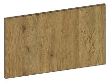 Фасад ДУБЛИН 596 х 356 мм правый-левый МДФ в пленке цвет Дуб Американский
