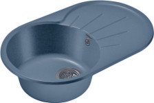 Мойка 750х460 искусственный камень графит GF-R750L