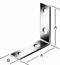 Уголок 50х15мм 4 винта металл 00180050Z