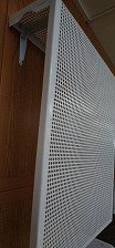 Решетка радиаторная навесная металлическая 600х600 мм квадрат