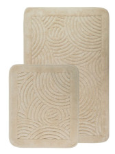 Набор ковриков для ванной комнаты Bengal хлопок ворсовый 50х80/40х50см кремовый