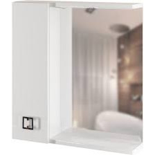 Зеркало со шкафчиком Квадра -120 левый (120х78х16)