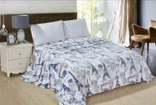 Плед велсофт в чемодане California 119-PF мультиколор Cleo Размер: 180х200