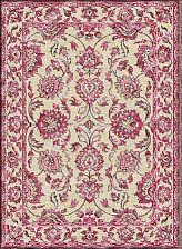 Ковер Cortex-Feizy СФ VC742 coral pink/plum 1,92х4,0 овал (вискоза/шенилл)