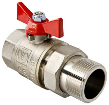 Кран шаровый для воды 3/4" с америк бабочка VALTEC VT.227