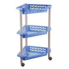 Этажерка 3 секции Тереза С12420 угловая