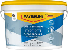 Краска Export 7 для стен и потолков особо прочная матовая (2,5л) Marshalll / MASTERLINE