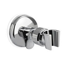 Кронштейн для душевой лейки на присоске GFmark поворотный, пластик/хром 10181