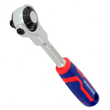 Трещотка 1/4" с поворотной головкой 270°, 72 зуба, 170мм Workpro WP271039