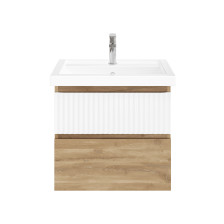 Тумба с раковиной Marigold -60 подвесная, Юстус/Белый