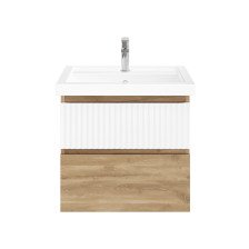 Тумба с раковиной Marigold -60 подвесная, Юстус/Белый