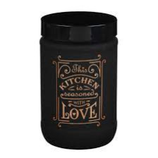 Банка для сыпучих продуктов 660 мл HEREVIN Блэк Эдишн 828-240