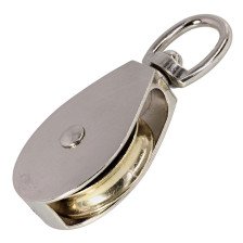 Блок одинарный металлический никель 3/4" (упаковка)