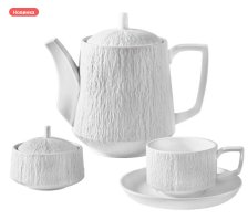 Сервиз чайный 16 пр 6 персон ЭФИОПИЯ LENARDI 220мл белый 135-088