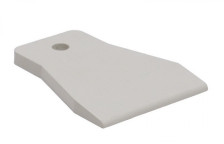 Шпатель резиновый 40мм белый 12-2-109