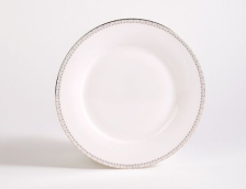 Тарелка фарфор 19,5см PLATE 1 BRD WHT VLR CONCEPT
