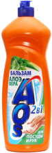 Средство для посуды AOS 450мл Бальзам Алое