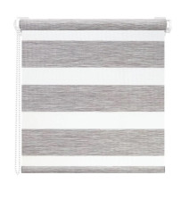 Штора рулонная день-ночь "Вудэн" АС-МАРТ 67х160, Светло-серый