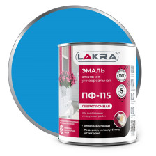 Эмаль ПФ-115 голубая (1кг) Лакра