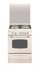 Плита газовая Гефест 6100-03 0279 (60x60x85см)(цвет:кремовый, варочная поверхность-эмаль)