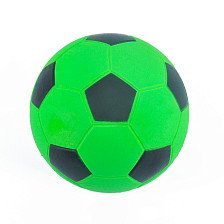 Игрушка-пищалка для собаки Мяч футбольный резиновый 6,5 см 157438