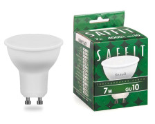 Лампа светодиодная GU10 7W/4000 Saffit