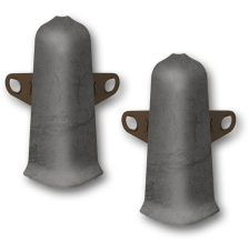 Угол наружный Идеал Деконика лофт серый с кронштейном