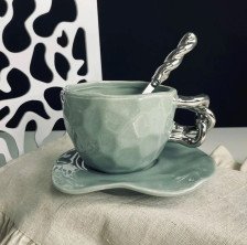 Набор чайный 3 предмета 280 мл зеленый LENARDI 163-078