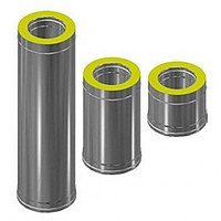 Труба-сэндвич оц/нерж 250х150х0,5 0,5м