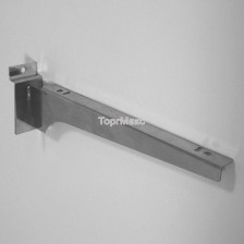 Кронштейн под полку на экономпанель 300 мм хром (2 шт) 5104