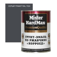 Грунт-эмаль "Корроед" по ржавчине серый графит RAL 7024 (1,9кг) Квил