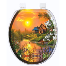 Сиденье для унитаза мягкое AQUA-Prime Digital 1169