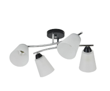 Светильник Escada 2132/4P E27х60W Black/Chrome