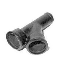 Тройник чугунный канализационный косой 50х50х45