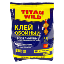 Клей для обоев Titan Wild флизелиновый 200гр