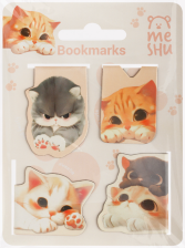 Закладка для книг магнитная MESHU Cute kittens 4 шт