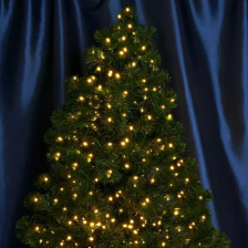 Гирлянда линейная, 1000 LED 2700K, 20м + 3м (с контроллером)  зеленый шнур,  IP20  CL10