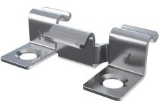 Клипса монтажная HILST Premium 3D 7 мм, металл