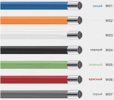 Излив гибкий силиконовый  к смесителю для кухни FRAP W03 белый