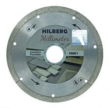 Диск алмазный 125х22,23х1,0х7 плитка Hilberg Millimeter HM01