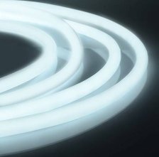 Термолента 24V 14.4W/m 120LED IP68 холодный белый баня/сауна APEYRON 00-325