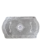 Коврик для ванной комнаты Royal акрил (60х100см) серый HLFT21040-1