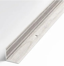 Порог Лука ПУ05-1 внутренний  угол 1,8м ясень белый (106) 20х20 мм