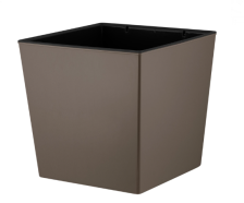 Кашпо со вставкой Лондон CUBE 11,6л d25 h23,8 французский платон