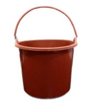 Ведро 12л пластиковое ударопрочное круглое ЦБ-4011 Leon