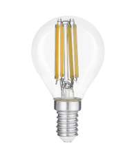 Лампа светодиодная Е14 20W/2700 шар прозрачная филам 661515